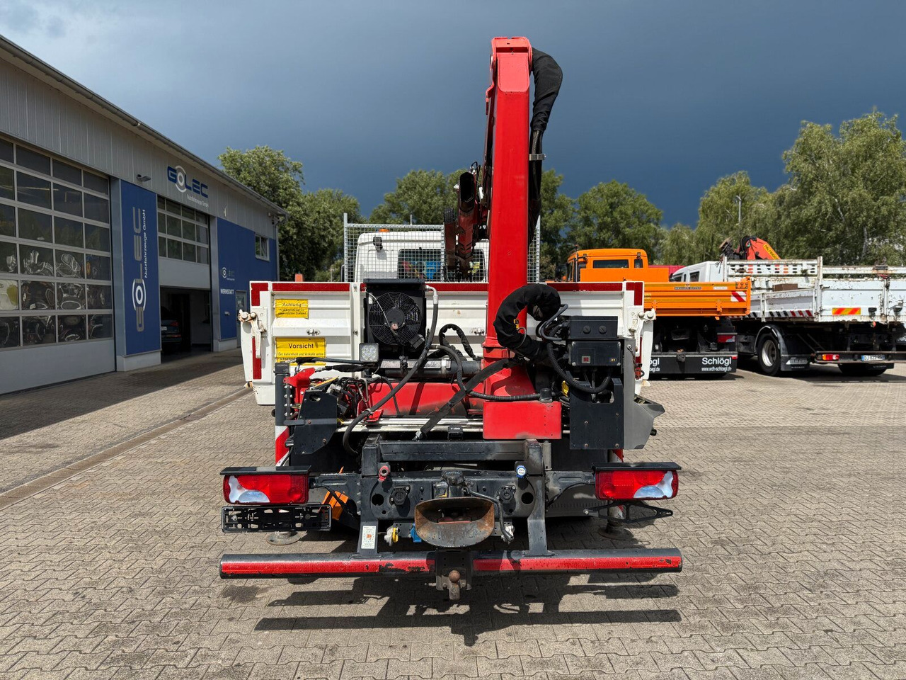 Furgoneta basculante MAN TGL 8.220 4x2 Kipper Kran Palfinger 7.001-K A: foto 7