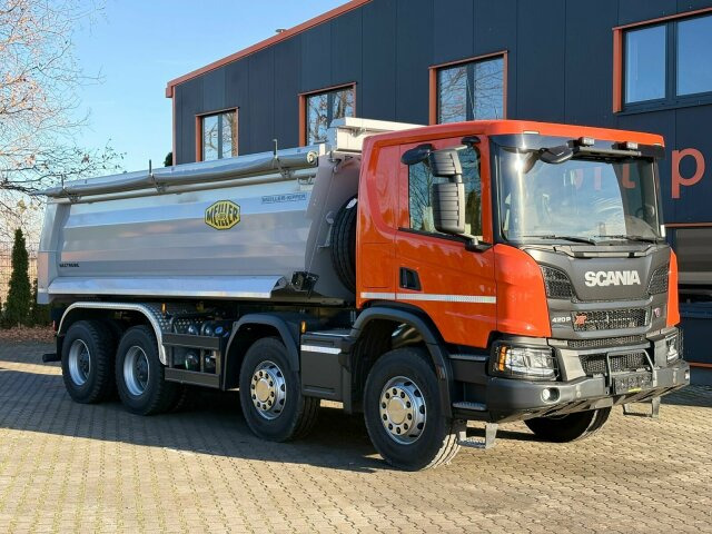 Scania P 420 8x4 Kipper Meiller 18,5m3 Euro 6 - Camión volquete: foto 1 Scania P 420 8x4 Kipper Meiller 18,5m3 Euro 6 - Camión volquete: foto 1