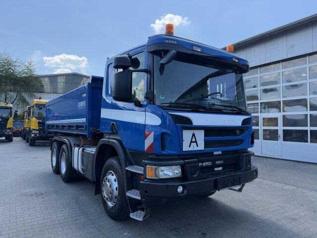Scania P 450 6x4 Dreiseitenkipper DAUTEL - Camión volquete: foto 1 Scania P 450 6x4 Dreiseitenkipper DAUTEL - Camión volquete: foto 1