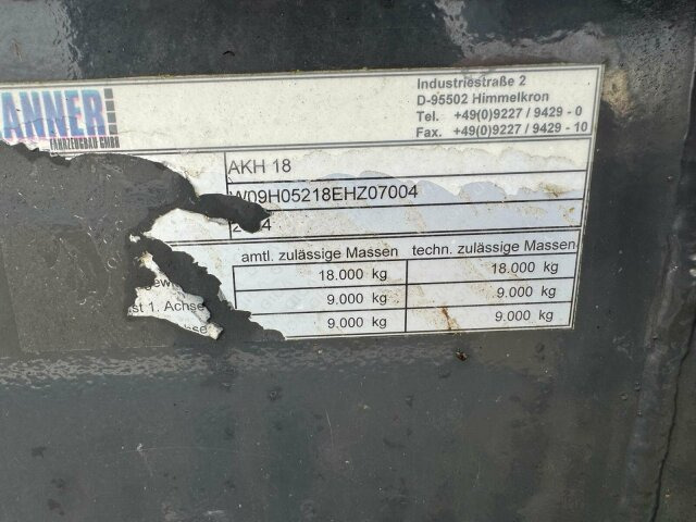 ZANNER AHK 18 Holzanhänger 2 Achse 3350kg - Remolque maderero: foto 2 ZANNER AHK 18 Holzanhänger 2 Achse 3350kg - Remolque maderero: foto 2