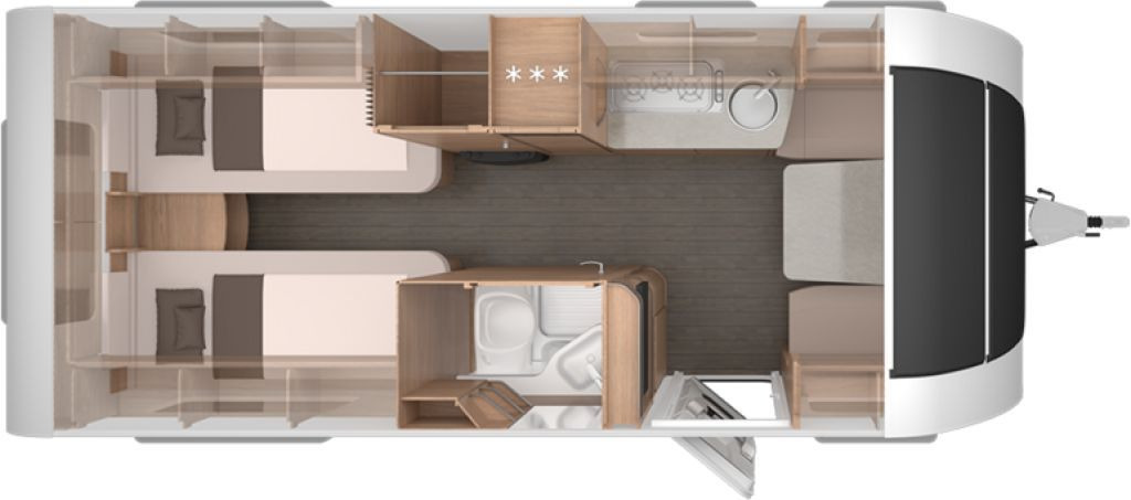 Knaus Südwind 540 UE Black Selection Elektrische Fußbo - Caravana: foto 2 Knaus Südwind 540 UE Black Selection Elektrische Fußbo - Caravana: foto 2