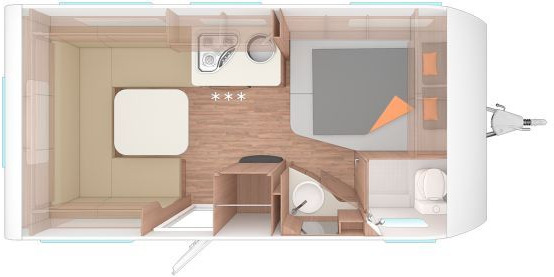 Weinsberg CaraOne 450 FU Fußbodenerw.elektrisch - Caravana: foto 2 Weinsberg CaraOne 450 FU Fußbodenerw.elektrisch - Caravana: foto 2