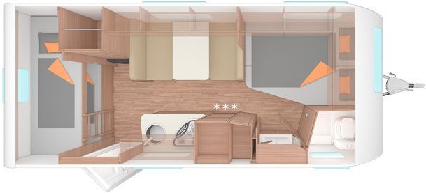 Weinsberg CaraOne 500 FDK Auflastung 1700 kg - Caravana: foto 2 Weinsberg CaraOne 500 FDK Auflastung 1700 kg - Caravana: foto 2