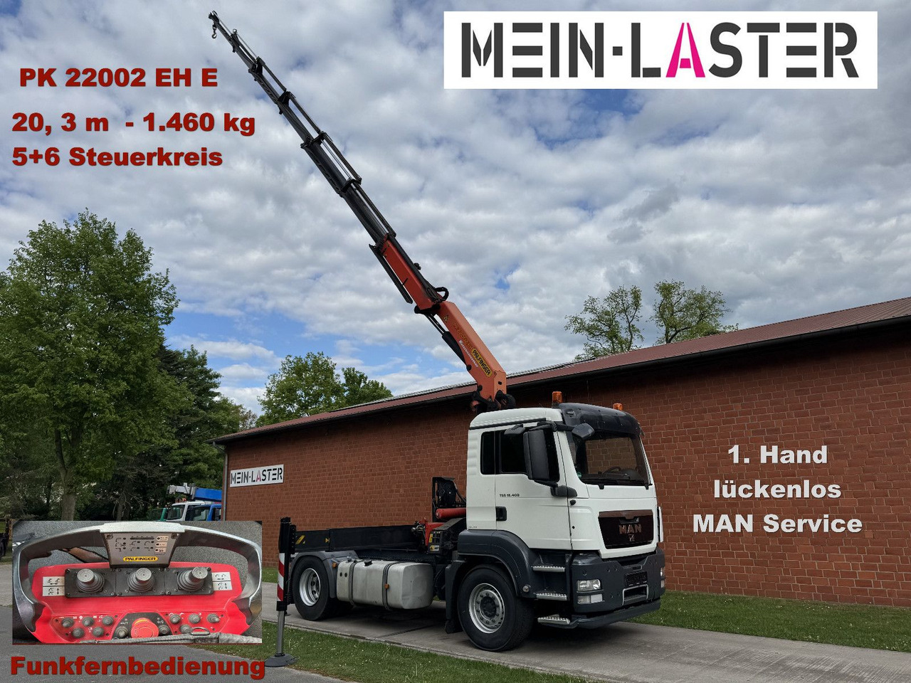 MAN TGS 18.400 PK 22002-E Kran 20 m- 5/6 Steuerk.-FB - Cabeza tractora: foto 1 MAN TGS 18.400 PK 22002-E Kran 20 m- 5/6 Steuerk.-FB - Cabeza tractora: foto 1