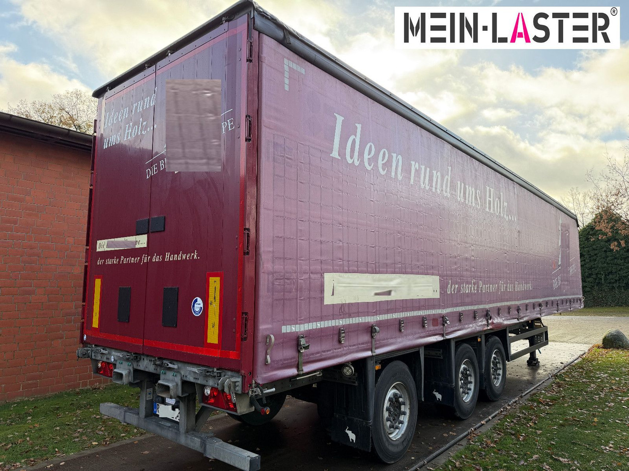 Schmitz Cargobull Edscha R+L Lenkachse Staplerhalterung TÜV 10-26 - Semirremolque lona: foto 5 Schmitz Cargobull Edscha R+L Lenkachse Staplerhalterung TÜV 10-26 - Semirremolque lona: foto 5