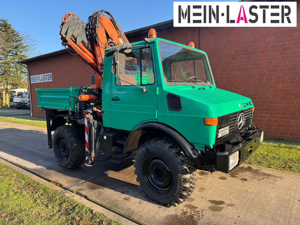 Unimog U 1200 Atlas 75.2 Kran 14 m Funk FB *1. Hand - Camión grúa: foto 4 Unimog U 1200 Atlas 75.2 Kran 14 m Funk FB *1. Hand - Camión grúa: foto 4