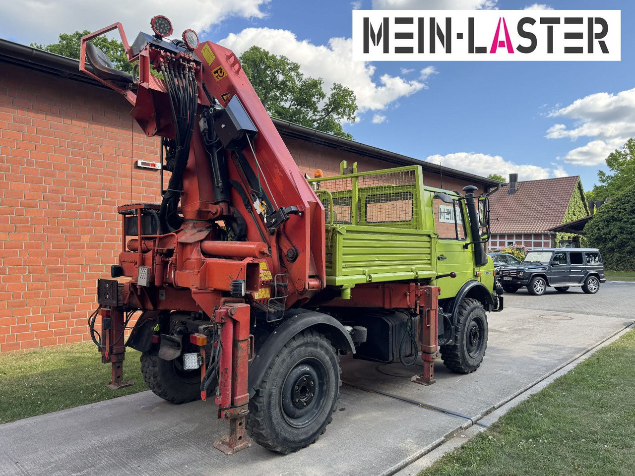 Unimog U 1650 PK 10500 Kran 15 m max. 3,9 t Seilwinde - Camión grúa: foto 4 Unimog U 1650 PK 10500 Kran 15 m max. 3,9 t Seilwinde - Camión grúa: foto 4