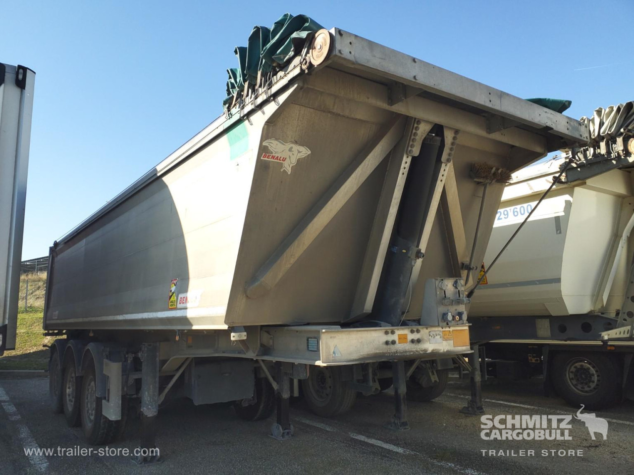 BENALU Tipper Alu-square sided body 25m³ - Semirremolque volquete: foto 1 BENALU Tipper Alu-square sided body 25m³ - Semirremolque volquete: foto 1
