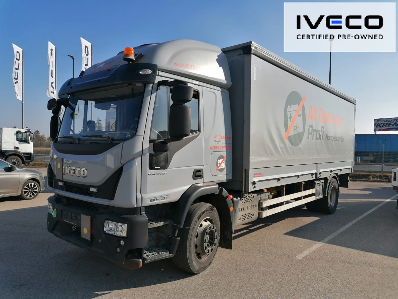 IVECO Eurocargo ML180E32/PEVI_C Euro6 Klima Luftfeder ZV - Camión lona: foto 1 IVECO Eurocargo ML180E32/PEVI_C Euro6 Klima Luftfeder ZV - Camión lona: foto 1