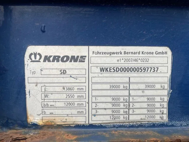 Krone 2013 XL Krone mega schuifzeil trailer - Semirremolque caja cerrada: foto 3 Krone 2013 XL Krone mega schuifzeil trailer - Semirremolque caja cerrada: foto 3