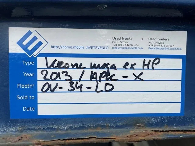 Krone 2013 XL Krone mega schuifzeil trailer - Semirremolque caja cerrada: foto 2 Krone 2013 XL Krone mega schuifzeil trailer - Semirremolque caja cerrada: foto 2