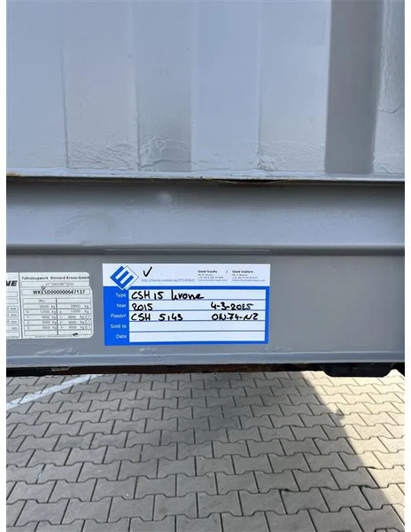 Krone 75x 2015 XL MEGA P400 HUCKEPACK - Semirremolque caja cerrada: foto 2 Krone 75x 2015 XL MEGA P400 HUCKEPACK - Semirremolque caja cerrada: foto 2