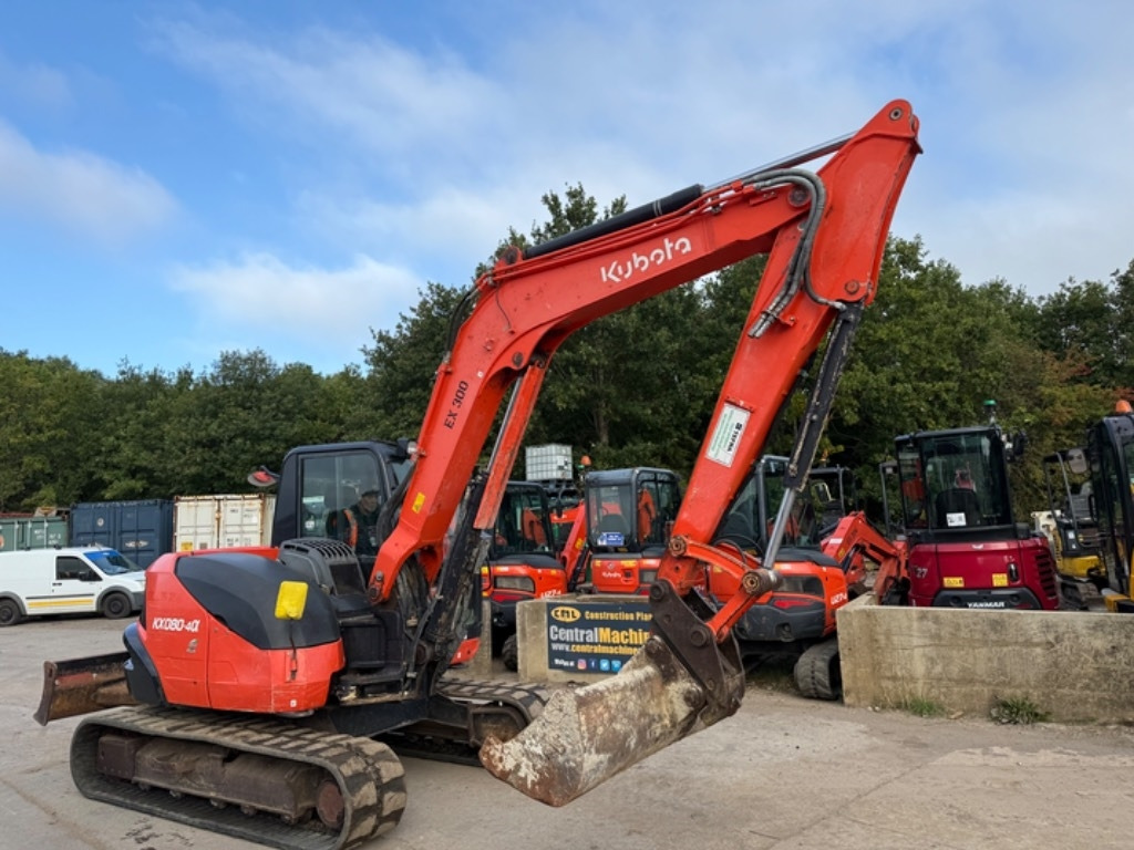 Kubota KX 080-4  - Miniexcavadora: foto 4 Kubota KX 080-4  - Miniexcavadora: foto 4