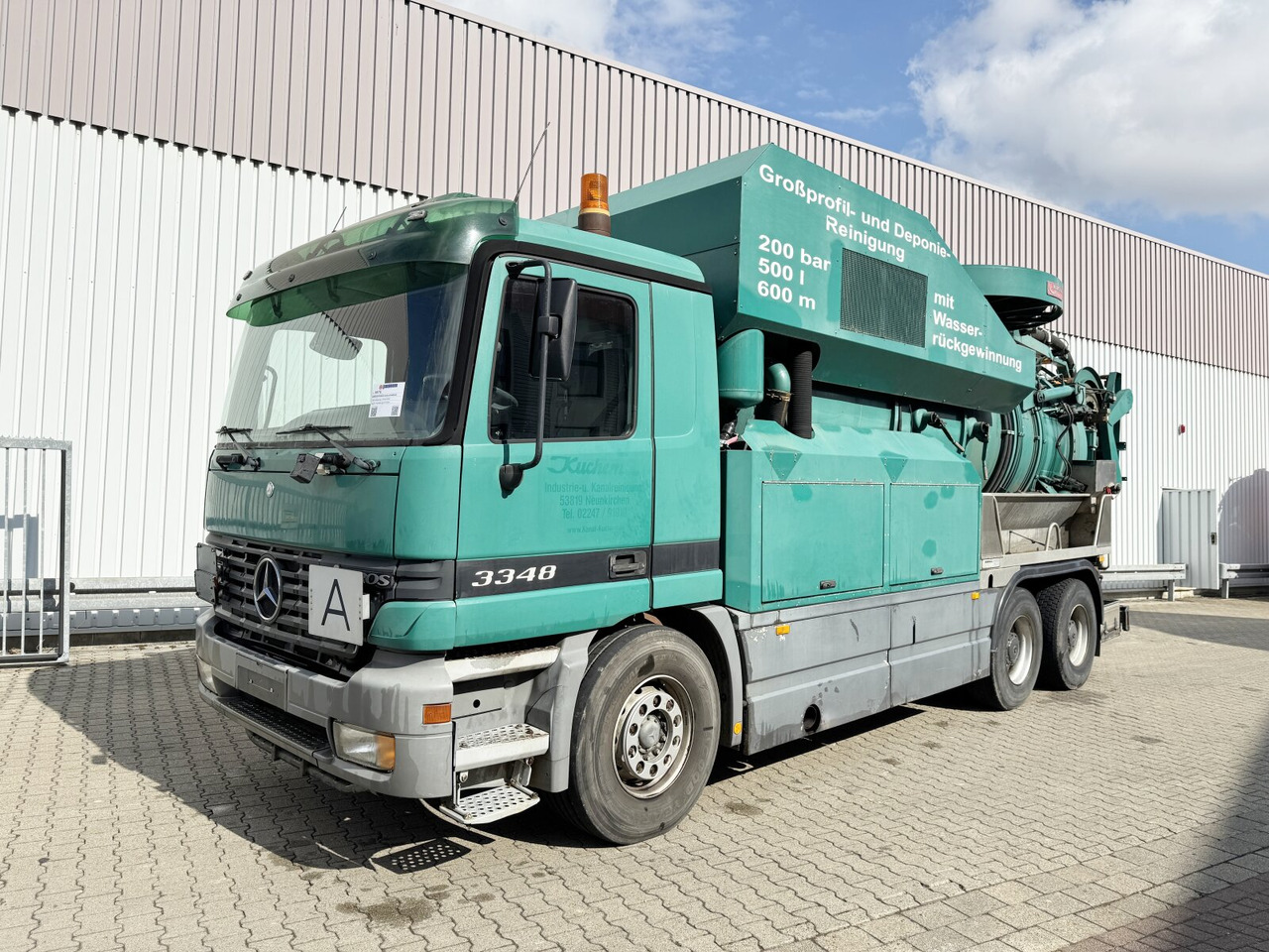 Mercedes-Benz Actros 3348 6x4 Actros 3348 6x4, V8, Kroll Saug-/Spülwagen ca. 14m³, Wasserrückgewinnung, Funk - Camión: foto 1 Mercedes-Benz Actros 3348 6x4 Actros 3348 6x4, V8, Kroll Saug-/Spülwagen ca. 14m³, Wasserrückgewinnung, Funk - Camión: foto 1