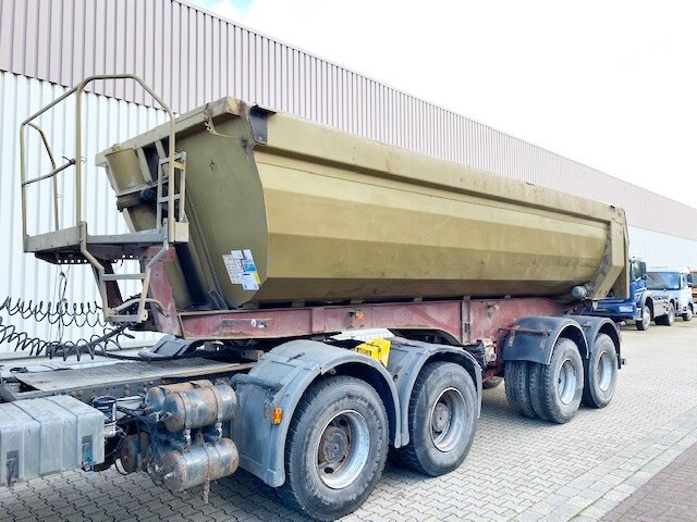 Kempf SKM 32/2 SKM 32/2 Stahlmulde ca. 24m³, Liftachse, Zwillingsbereift - Semirremolque volquete: foto 1 Kempf SKM 32/2 SKM 32/2 Stahlmulde ca. 24m³, Liftachse, Zwillingsbereift - Semirremolque volquete: foto 1