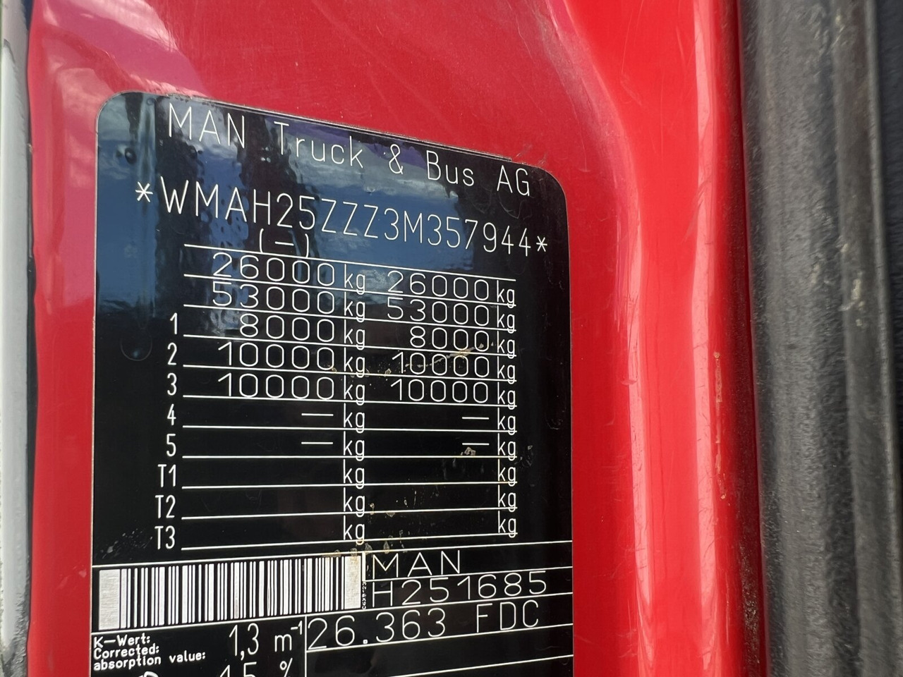 MAN TGA 26.363/410 6x4 BB TGA 26.363/410 6x4 BB, 2-S-Alukipper - Camión volquete, Camión grúa: foto 2 MAN TGA 26.363/410 6x4 BB TGA 26.363/410 6x4 BB, 2-S-Alukipper - Camión volquete, Camión grúa: foto 2