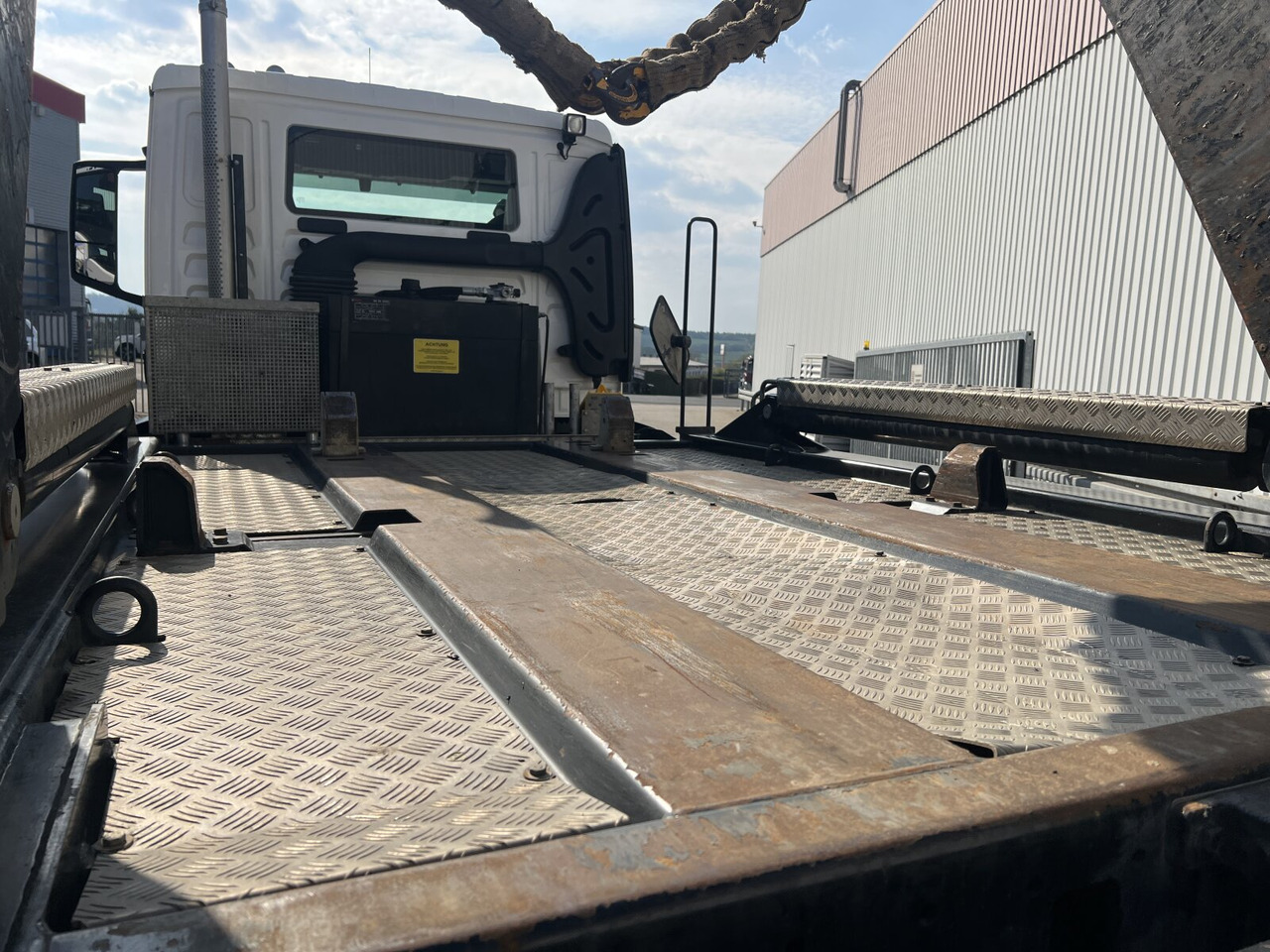 Camión portacontenedor de cadenas MAN TGM 18.320 4x2 BL TGM 18.320 4x2 BL, Hiab Tele-Absetzanlage, Funk: foto 13