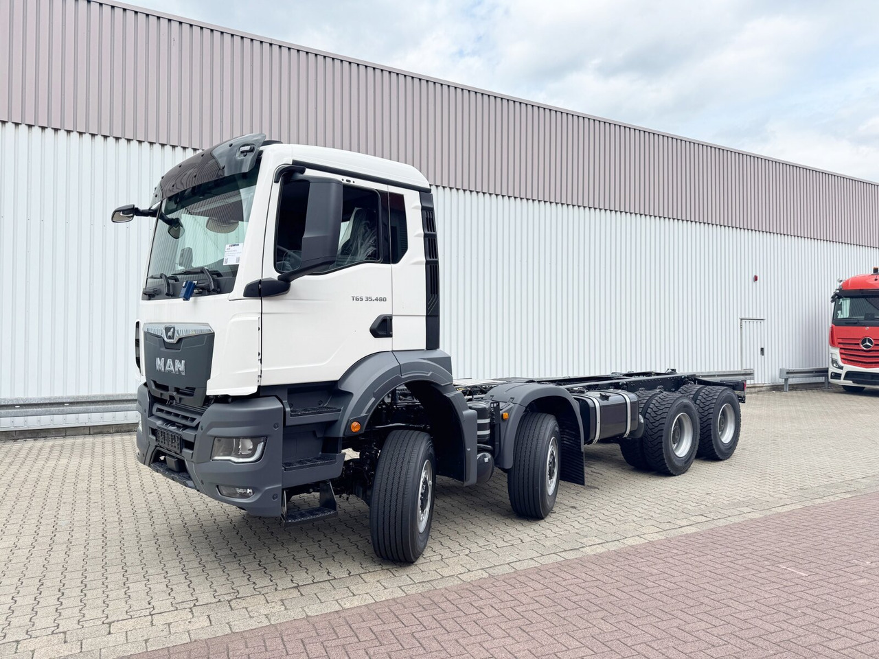 Dúmper nuevo MAN TGS 35.480 8x8 BB CH TGS 35.480 8x8 BB CH, Meiller Stahlmulde 18m³: foto 8