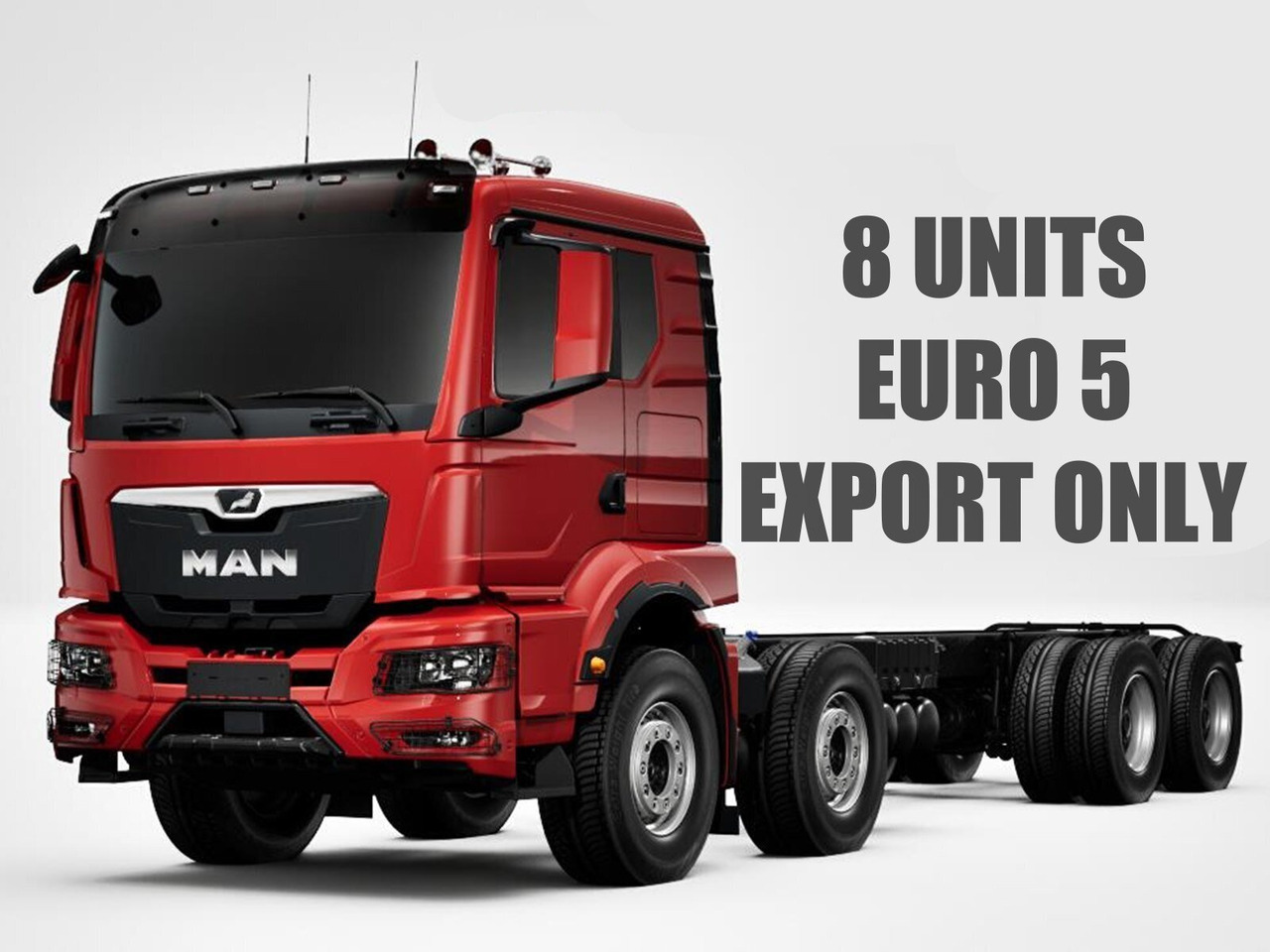 MAN TGS 41.480 8x4 BB CH TGS 41.480 8x4 BB CH, MEHRFACH VORHANDEN! - Camión chasis: foto 1 MAN TGS 41.480 8x4 BB CH TGS 41.480 8x4 BB CH, MEHRFACH VORHANDEN! - Camión chasis: foto 1