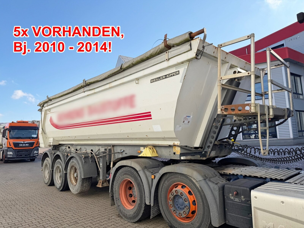 Meiller MHPS 12/27 MHPS 12/27, Stahlmulde ca. 26m³, Liftachse - Semirremolque volquete: foto 1 Meiller MHPS 12/27 MHPS 12/27, Stahlmulde ca. 26m³, Liftachse - Semirremolque volquete: foto 1