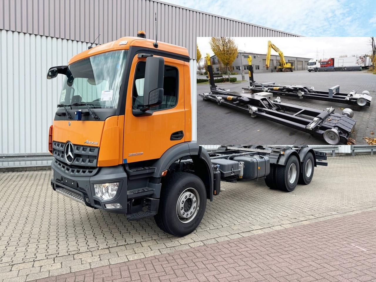 Mercedes-Benz Arocs 2633 6x4, Automatik, 2x Nebenantrieb Arocs 2633 6x4, 2x Nebenantrieb - Camión chasis: foto 1 Mercedes-Benz Arocs 2633 6x4, Automatik, 2x Nebenantrieb Arocs 2633 6x4, 2x Nebenantrieb - Camión chasis: foto 1
