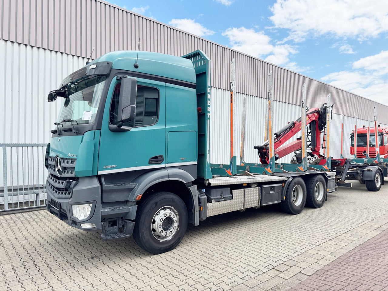 Camión forestal, Camión grúa Mercedes-Benz Arocs 2651 L 6x4 Arocs 2651 L 6x4, Retarder, StreamSpace, Heckkran Epsilon M120L80: foto 9