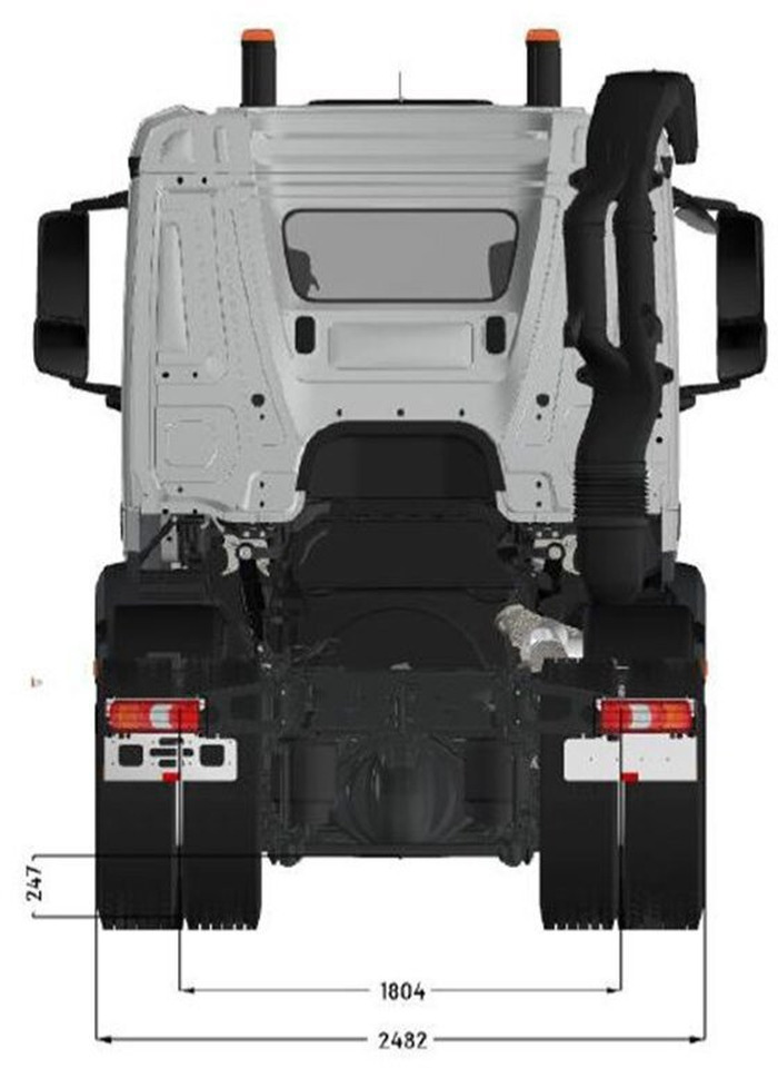 Mercedes-Benz Arocs 3253 L 8x4/4 Arocs 3253 L 8x4/4, MultimediaCockpit, Navi, Motorabtrieb - Camión chasis: foto 4 Mercedes-Benz Arocs 3253 L 8x4/4 Arocs 3253 L 8x4/4, MultimediaCockpit, Navi, Motorabtrieb - Camión chasis: foto 4