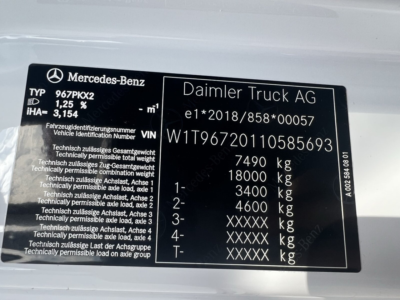 Mercedes-Benz Atego 818/23 K 4x2 Atego 818/23 K 4x2, Meiller-Kipper, mehrfach Vorhanden! - Camión volquete: foto 2 Mercedes-Benz Atego 818/23 K 4x2 Atego 818/23 K 4x2, Meiller-Kipper, mehrfach Vorhanden! - Camión volquete: foto 2
