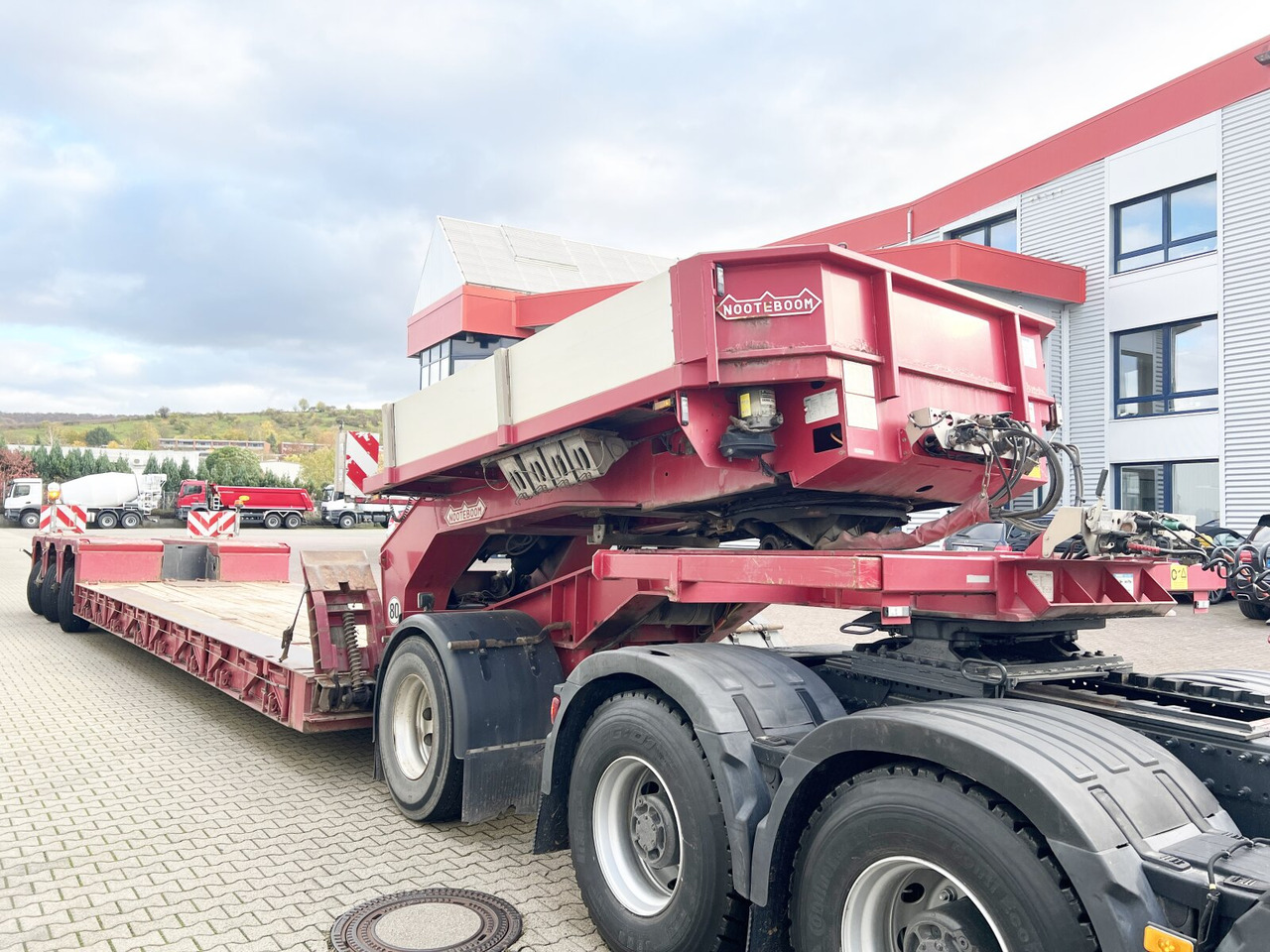 Semirremolque góndola rebajadas para transporte de equipos pesados Nooteboom Euro-64-13 Euro-64-13, Jeepdolly, Tiefbett, Verbr. auf 3,2m, hydr. Lenkung: foto 12 Semirremolque góndola rebajadas para transporte de equipos pesados Nooteboom Euro-64-13 Euro-64-13, Jeepdolly, Tiefbett, Verbr. auf 3,2m, hydr. Lenkung: foto 12