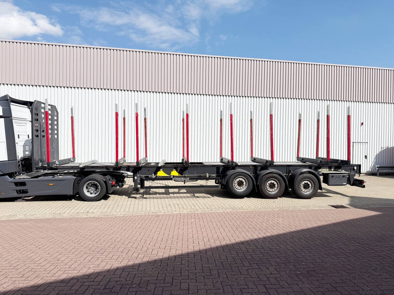 Schwarzmüller 3-Achs Holzauflieger 3-Achs Holzauflieger, Liftachse, MEHRFACH VORHANDEN! - Semirremolque maderero: foto 4 Schwarzmüller 3-Achs Holzauflieger 3-Achs Holzauflieger, Liftachse, MEHRFACH VORHANDEN! - Semirremolque maderero: foto 4