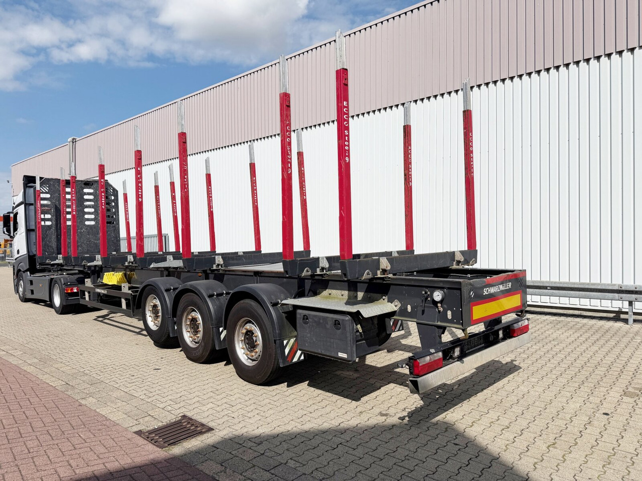 Schwarzmüller 3-Achs Holzauflieger 3-Achs Holzauflieger, Liftachse, MEHRFACH VORHANDEN! - Semirremolque maderero: foto 5 Schwarzmüller 3-Achs Holzauflieger 3-Achs Holzauflieger, Liftachse, MEHRFACH VORHANDEN! - Semirremolque maderero: foto 5