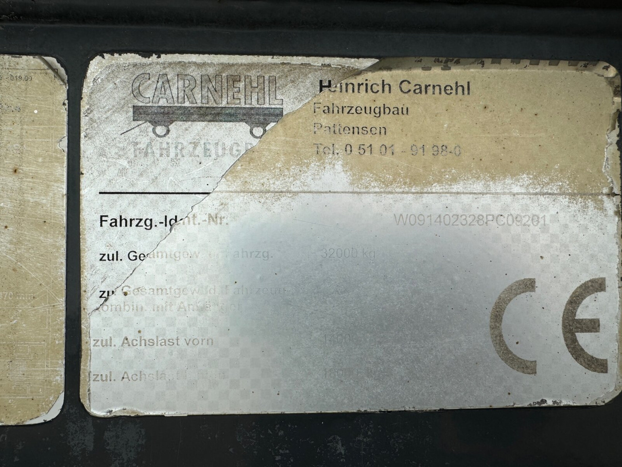 Carnehl CHKS/HH CHKS/HH, Stahlmulde ca. 25m³ - Semirremolque: foto 2 Carnehl CHKS/HH CHKS/HH, Stahlmulde ca. 25m³ - Semirremolque: foto 2