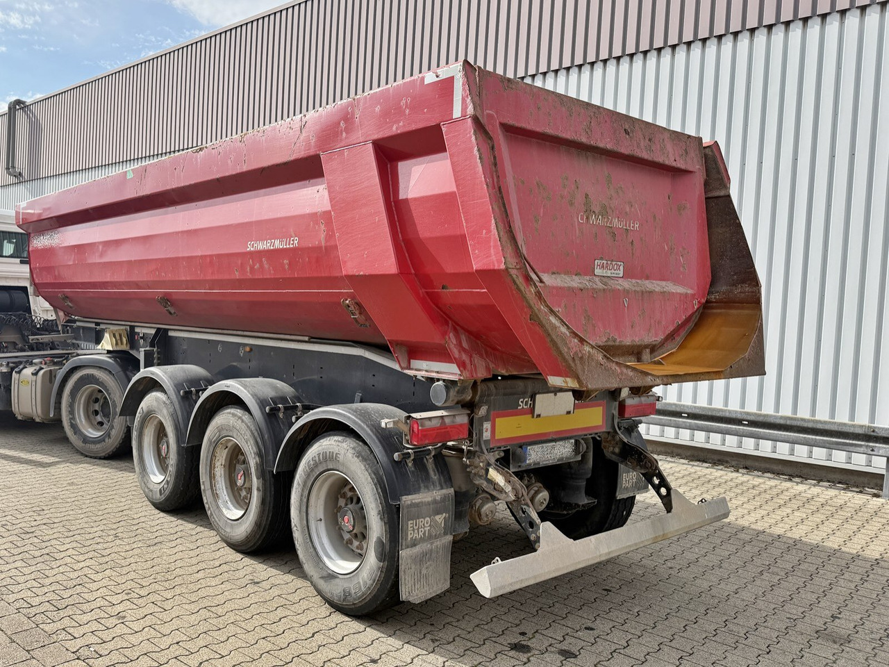 Semirremolque Schwarzmüller K-Serie Kippauflieger, Hardoxmulde ca. 24/26m³, Liftachse K-Serie Kippauflieger, Hardoxmulde ca. 24/26m³, Liftachse: foto 10