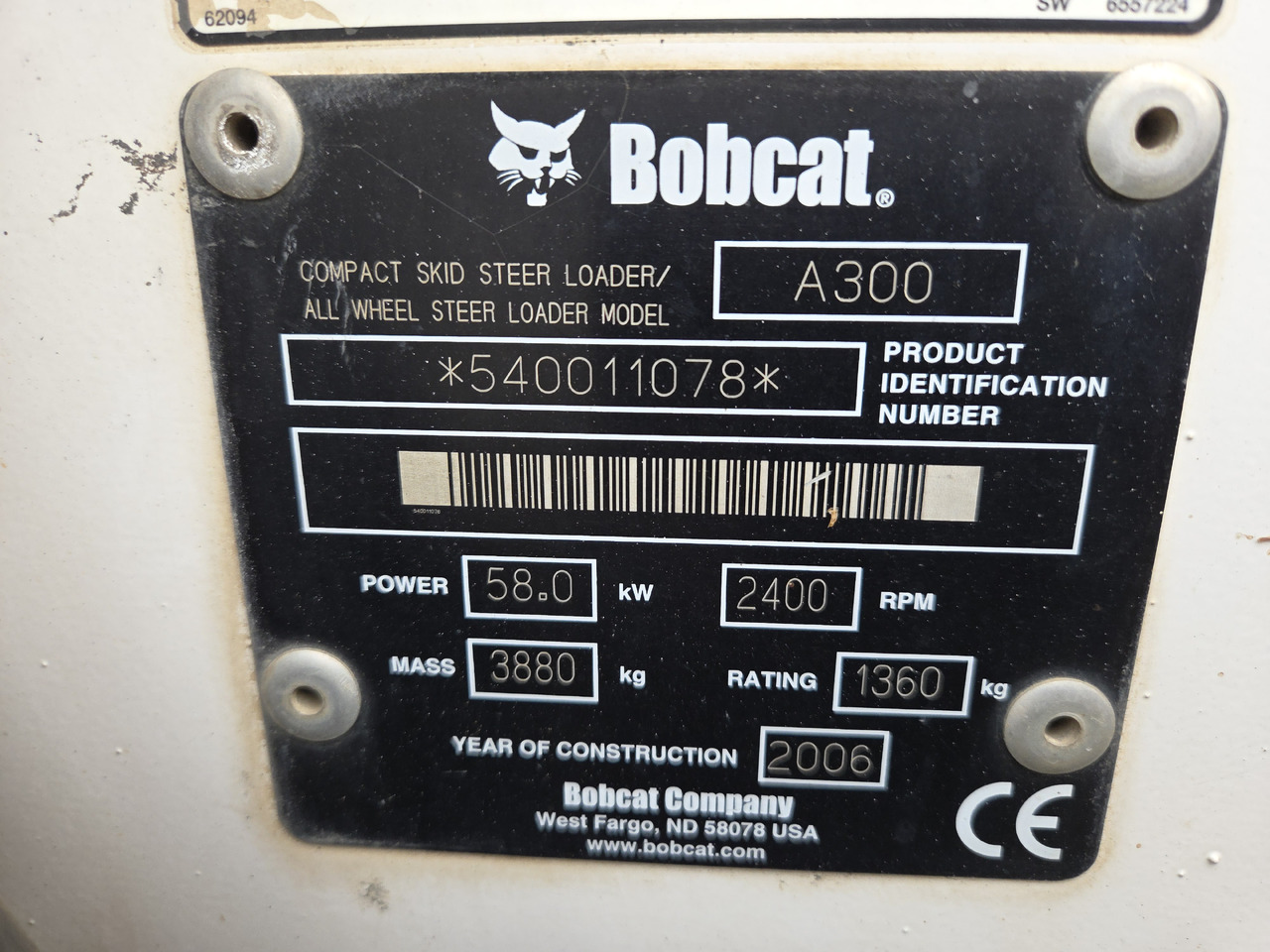 BOBCAT A300 - Minicargadora: foto 5 BOBCAT A300 - Minicargadora: foto 5