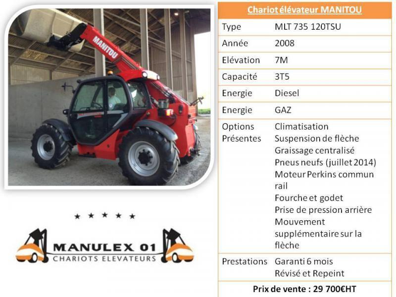 Manitou MLT735 120LSU Turbo - Manipulador telescópico: foto 2 Manitou MLT735 120LSU Turbo - Manipulador telescópico: foto 2