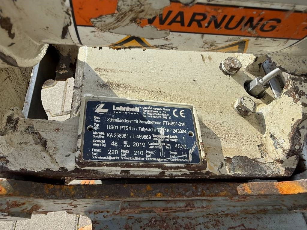 Arrendamiento de Takeuchi TB 216 Powertilt  Takeuchi TB 216 Powertilt: foto 10