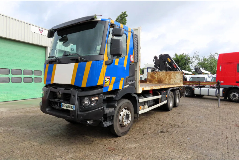 Camión grúa Renault C430 Bj 2018 HIAB X-HIDOU 18 8 , RETARDER, WHEELBASE 4.35M, NAVI: foto 14