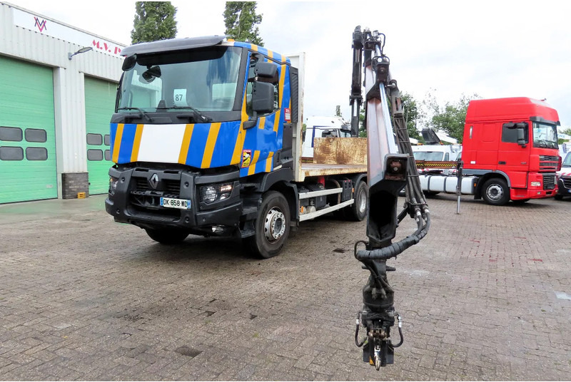 Camión grúa Renault C430 Bj 2018 HIAB X-HIDOU 18 8 , RETARDER, WHEELBASE 4.35M, NAVI: foto 11