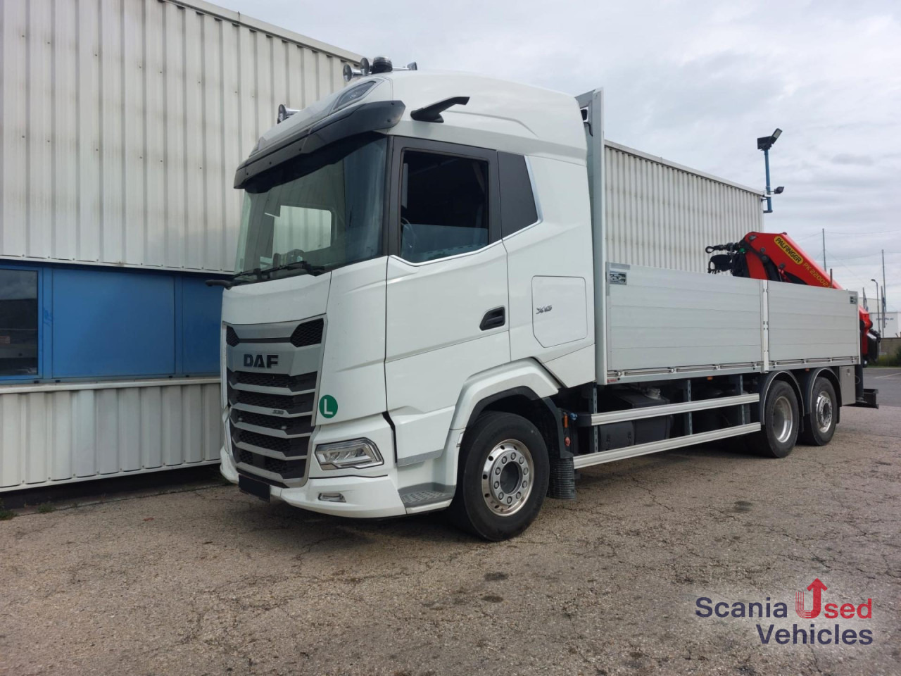 DAF XG 530 FAN 6x2-4 PALFINGER PK 22002-EH D - Camión caja abierta, Camión grúa: foto 1 DAF XG 530 FAN 6x2-4 PALFINGER PK 22002-EH D - Camión caja abierta, Camión grúa: foto 1