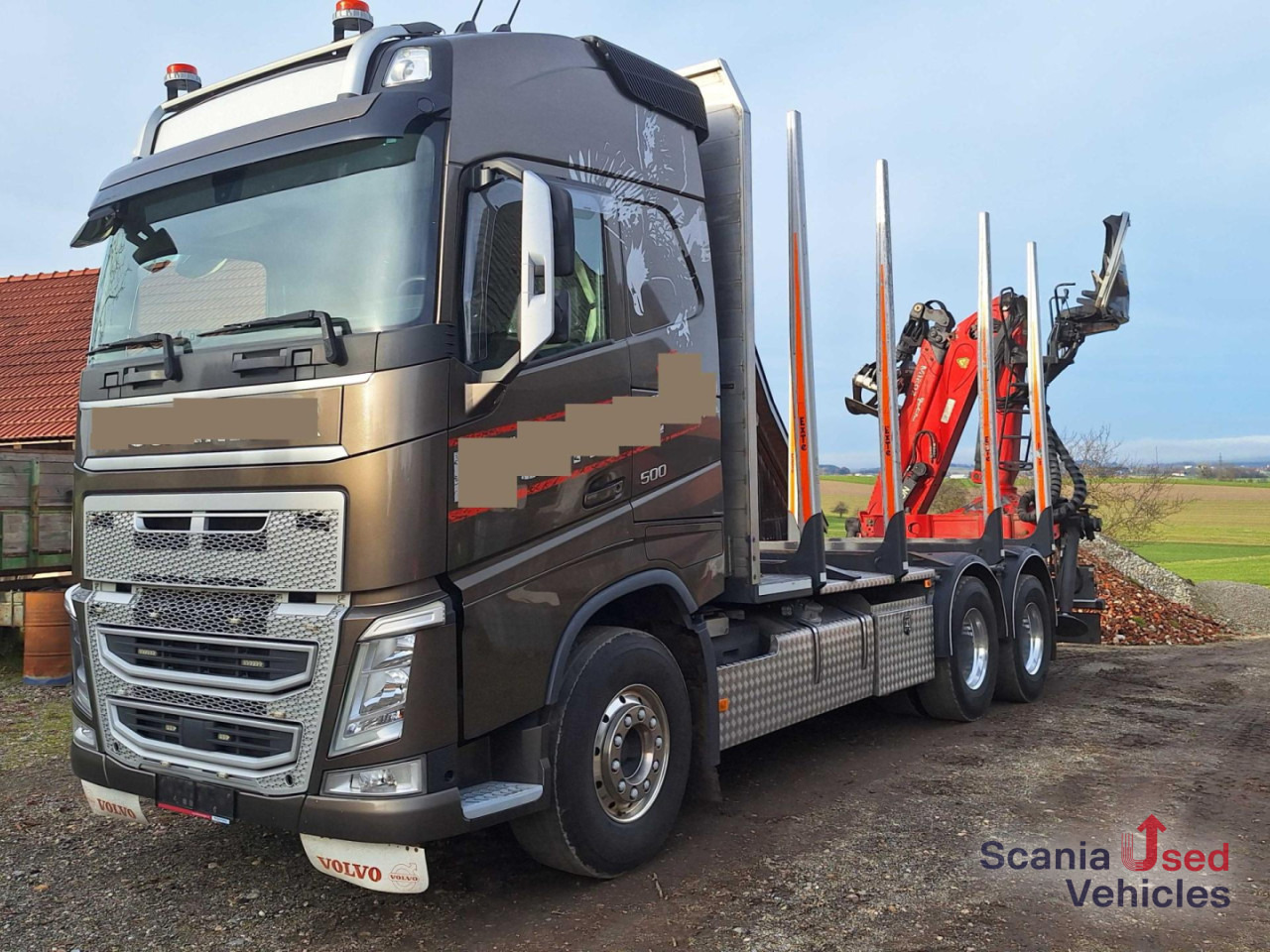 VOLVO FH 500 6X4 Holztransport - Camión forestal, Camión grúa: foto 1 VOLVO FH 500 6X4 Holztransport - Camión forestal, Camión grúa: foto 1