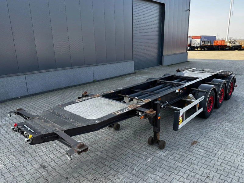 Burg 20FT/3-axles, SAF INTRADISC, ADR (EXII, EXII, FL, AT), 2x LIFTAXLE, NL-Chassis - Semirremolque portacontenedore/ Intercambiable: foto 2 Burg 20FT/3-axles, SAF INTRADISC, ADR (EXII, EXII, FL, AT), 2x LIFTAXLE, NL-Chassis - Semirremolque portacontenedore/ Intercambiable: foto 2