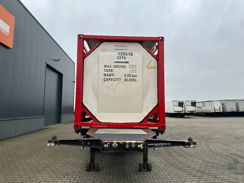 Burg 20FT ADR (EX/II, EX/III, FL, AT) Chassis + Tankcontainer 26.000L /3 baffels - Semirremolque cisterna: foto 5 Burg 20FT ADR (EX/II, EX/III, FL, AT) Chassis + Tankcontainer 26.000L /3 baffels - Semirremolque cisterna: foto 5