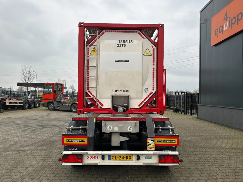 Arrendamiento de Burg 20FT ADR (EX/II, EX/III, FL, AT) Chassis + Tankcontainer 26.000L /3 baffels Burg 20FT ADR (EX/II, EX/III, FL, AT) Chassis + Tankcontainer 26.000L /3 baffels: foto 6