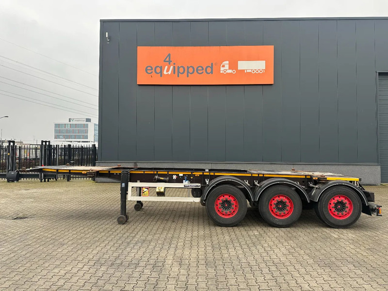 Burg 20FT ADR (EX/II, EX/III, FL, AT), empty weight: 3.690kg, SAF INTRADISC, 2x liftaxle, ALCOA, NL-Chassis - Semirremolque portacontenedore/ Intercambiable: foto 2 Burg 20FT ADR (EX/II, EX/III, FL, AT), empty weight: 3.690kg, SAF INTRADISC, 2x liftaxle, ALCOA, NL-Chassis - Semirremolque portacontenedore/ Intercambiable: foto 2