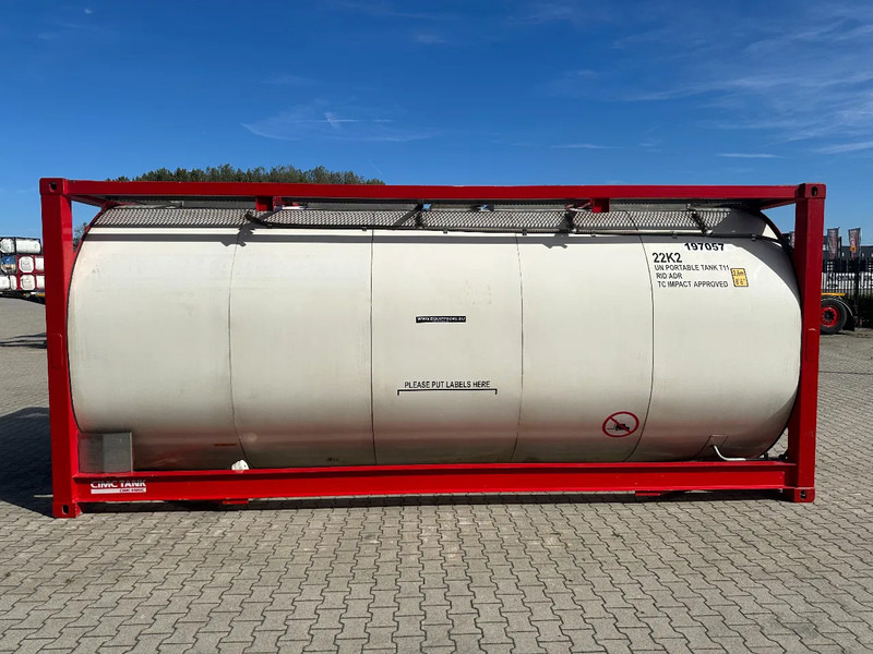 Tanque de almacenamiento para transporte de substancias químicas CIMC 20FT ISO, 25.080L/1-COMP/3 BAFFELS/4 covers, 5Y valid until 12/2026: foto 6