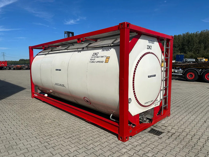Tanque de almacenamiento para transporte de substancias químicas CIMC 20FT ISO, 25.080L/1-COMP/3 BAFFELS/4 covers, 5Y valid until 12/2026: foto 7