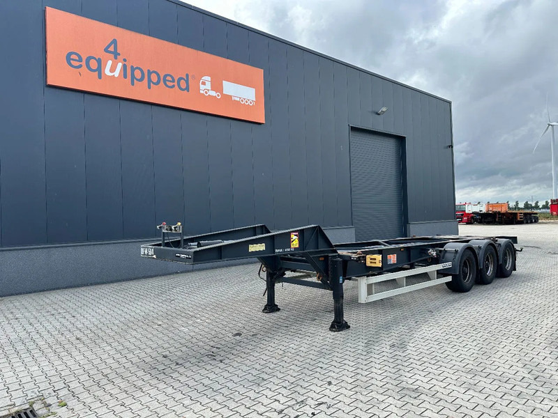 Diversen 20FT GOOSENECK ADR CHASSIS, BPW + DISC, ADR (FL, AT, OX), 4x available - Semirremolque portacontenedore/ Intercambiable: foto 1 Diversen 20FT GOOSENECK ADR CHASSIS, BPW + DISC, ADR (FL, AT, OX), 4x available - Semirremolque portacontenedore/ Intercambiable: foto 1