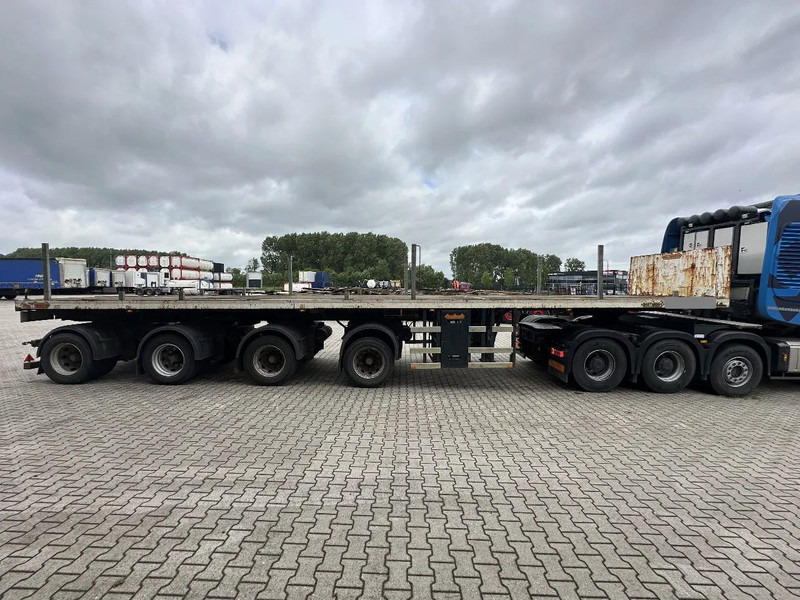 Nooteboom OVB-73-04, 73 tons 4-axle Ballast trailer, 3 hydraulic steering axles, 75% tyres, MOT 03/2026 - Semirremolque plataforma/ Caja abierta: foto 3 Nooteboom OVB-73-04, 73 tons 4-axle Ballast trailer, 3 hydraulic steering axles, 75% tyres, MOT 03/2026 - Semirremolque plataforma/ Caja abierta: foto 3