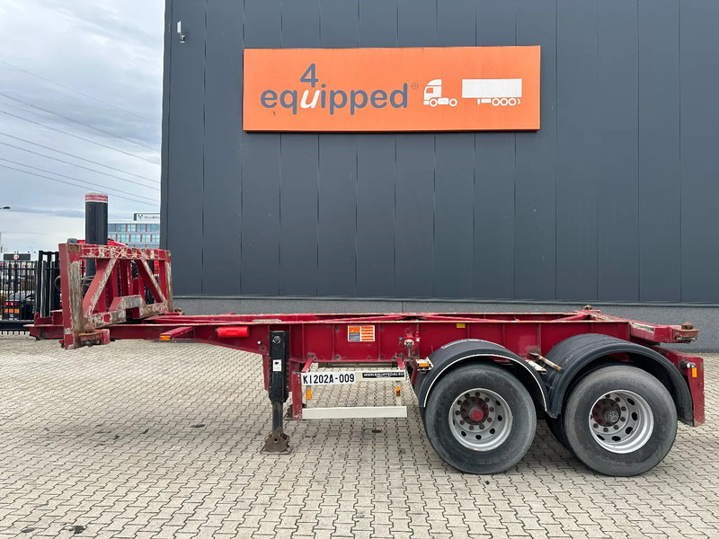 Van Hool 2 AXLE 20FT TIPPING-CHASSIS, TWIN-TIRES, BPW + DRUM, ALCOA - Semirremolque portacontenedore/ Intercambiable: foto 2 Van Hool 2 AXLE 20FT TIPPING-CHASSIS, TWIN-TIRES, BPW + DRUM, ALCOA - Semirremolque portacontenedore/ Intercambiable: foto 2