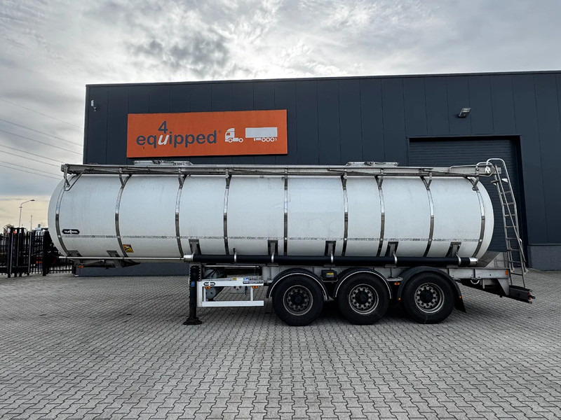 Van Hool LEBENSMITTEL / RVS Rahmen / Leergewicht: 5.860kg / 29.500L / 1-Kammer+ 1 Schwallwand / Scheibebremse / NL / APK 02-2026 - Semirremolque cisterna: foto 2 Van Hool LEBENSMITTEL / RVS Rahmen / Leergewicht: 5.860kg / 29.500L / 1-Kammer+ 1 Schwallwand / Scheibebremse / NL / APK 02-2026 - Semirremolque cisterna: foto 2